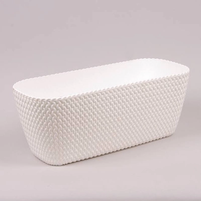 Балконний ящик Splofy Case білий 40см.
