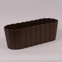 Балконний ящик Boardee Case коричневий 60см.