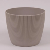 Горщик пластмасовий MAGNOLIA JUMPER taupe 14см.