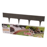 Бордюр садовий Garden Border сірий 3.9м.