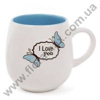 Чашка керамическая I Love You 0,5 л. 31427