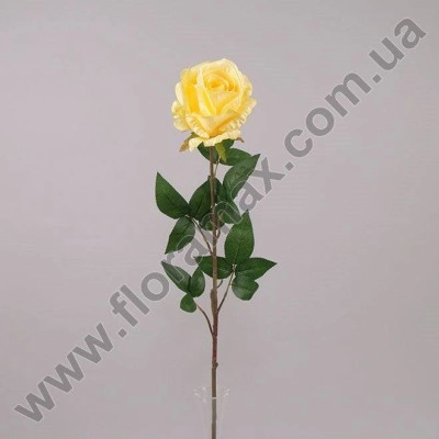Цветок Роза желтый 70219