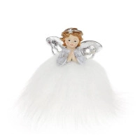 Фигурка новогодняя Ангелочек 8 см. 11404