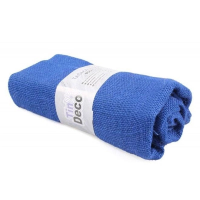 Ткань из мешковины синяя 90 см. х 3 м . 5057