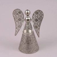 Подсвечник металлический Ангел 23 см. 41173