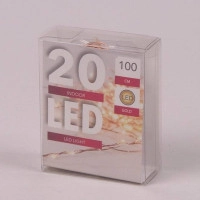 Подсветка LED теплый свет 20 светодиодов 1 м. 45032
