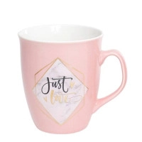 Чашка фарфоровая Just love 0,45 л. 32025