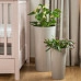 Горшок пластмассовый LILIA с вкладом taupe 14см.