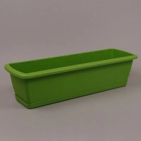 Балконный ящик с подставкой Respana Set оливковый 40см.