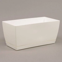 Кактусник пластмассовый Coubi CASE белый 30см.