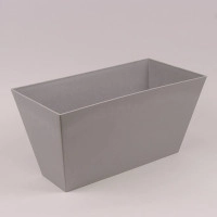 Горшок пластмассовый Tubus Case Beton Effect бетон 40см.