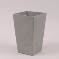 Горщик пластмасовий Urbi Square Beton Effect бетон 12х12см.