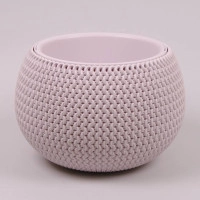 Горщик пластмасовий з вкладом Splofy Bowl ягідний 24см.