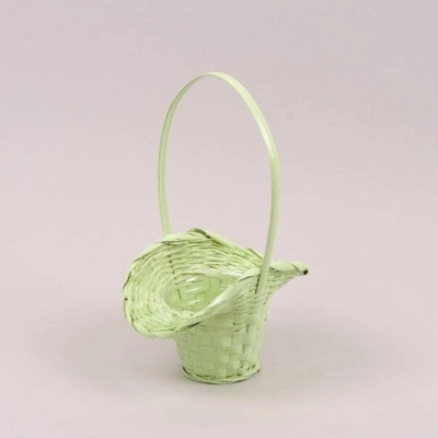 Корзина бамбуковая салатовая 37964