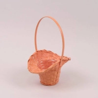 Кошик бамбуковий оранжевий 37963
