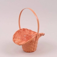 Кошик бамбуковий оранжевий 37967