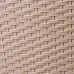 Горщик пластмасовий з вкладом JUKA ECO RATTAN білий 19х19см.