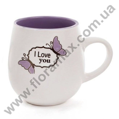 Чашка керамическая I Love You 0,5 л. 31428