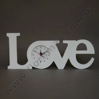 Часы деревянные "Love" 21804