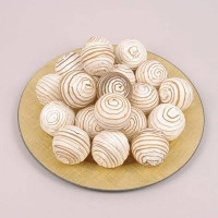 Сухоцвіт Кульки Sola Slice Circle Ball D-6 см (20 шт. в упаковці) 69842