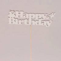 Топпер "Happy birthday" 30883