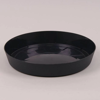 Подставка пластмассовая Lofly Saucer антрацитовая 11см.