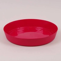 Подставка пластмассовая Lofly Saucer малиновая 11см.