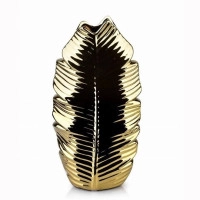 Ваза керамическая LEAF GOLD H-35.5 см. 36016