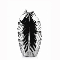 Ваза керамическая LEAF SILVER H-27.5 см. 36022