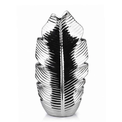 Ваза керамічна LEAF SILVER H-35.5 см. 36017