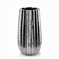 Ваза керамическая CACTUS SILVER H-27 см. 36024