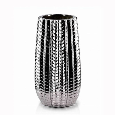 Ваза керамічна CACTUS SILVER H-27 см. 36024