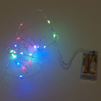 Подсветка LED разноцветная 20 светодиодов 2 м. 44425