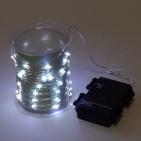 Подсветка LED с таймером холодный свет 50 светодиодов 5 м. 44429