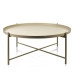 Столик металевий журнальний LUCAS BEIGE D-76.5 см. 30197