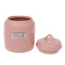 Банка керамічна з кришкою Tea 0,9 л. рожева 32189