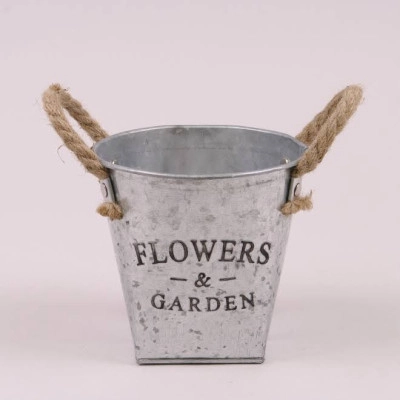 Кашпо металеве Flowers & Garden 37865