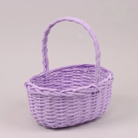 Корзина из лозы фиолетовая 45337