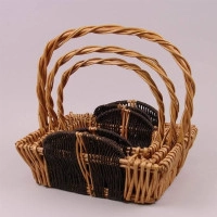 Комплект кошиків з лози 3 шт. 37905