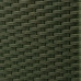 Горшок пластмассовый с вкладом JUKA ECO RATTAN зеленый лесной 30х30см.