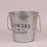 Кашпо металеве Flowers & Garden D-24 см. 37919