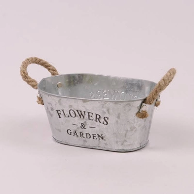 Кашпо металлическое Flowers & Garden 37940