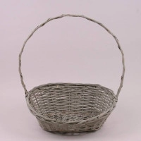 Корзина из лозы серая 50065
