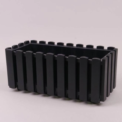 Балконный ящик Boardee Fencycase антрацитовый 38см.