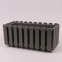 Балконний ящик Boardee Fencycase сірий 38см.