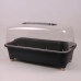 Мини-теплица Respana Planter Wood Low Set антрацитовая