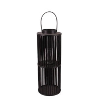Підсвічник-ліхтар з ручкою LUCIE BLACK 35396