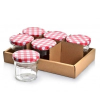 Комплект стеклянных банок BASIC KITCHEN 80 мл. 6 шт. 35441