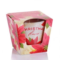 Свеча ароматическая "Christmas Flower" (Sparkle Gold) 28802