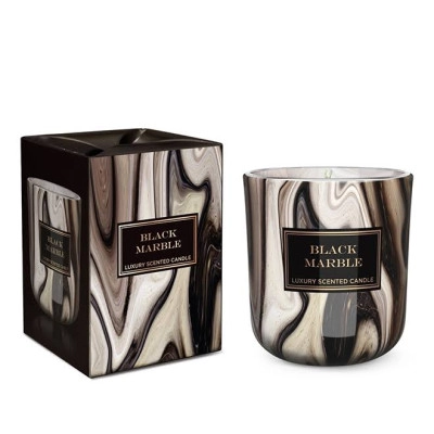 Свічка ароматична "Black Marble" 28822